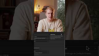 how to save your project settings as default in DaVinci Resolve davinciresolve videoediting [upl. by Argela101]