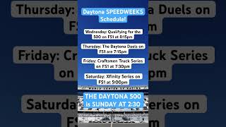 Daytona 500 SPEEDWEEKS Schedule Explained [upl. by Lello]