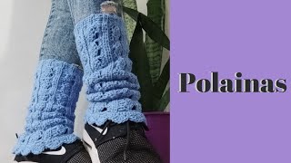 Polainas tejidas al crochet  tutorial [upl. by Battat]