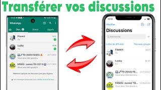 Comment transférer vos discussions WhatsApp Android vers iPhone 2023 [upl. by Vookles]