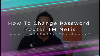 How To Change TM NETIS Password Router [upl. by Meer]