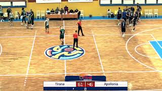 Kupa FSHB Basketball Meshkuj  TIRANA  APOLLONIA [upl. by Abad]