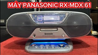 MÁY PANASONIC RXMDX 61 NGHE CD MD CHẤT ÂM HAY SẠCH TIẾNGGIÁ900KĐT0793753369 THẢO [upl. by Behnken]