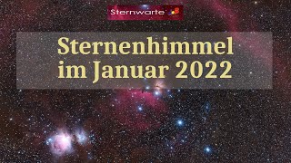 Der Sternenhimmel im Januar 2022 [upl. by Enitnemelc]