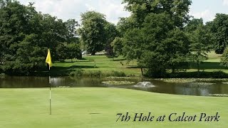 Hole 7 at Calcot Park [upl. by Ardnassak514]