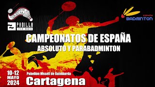 DIA 1  PISTA 1  Campeonato de España Absoluto Parabádminton y CNI 2024 [upl. by Mano57]