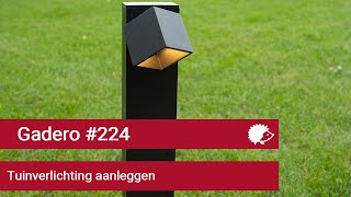 224 Tuinverlichting aanleggen [upl. by Toogood854]