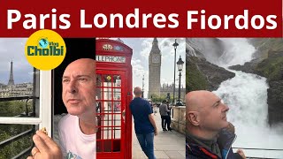 VIAJE EN TREN VALENCIA LONDRES VIA PARIS Y CRUCERO FIORDOS [upl. by Isabel481]