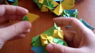 modular origami petal globe part 22 [upl. by Salocin]