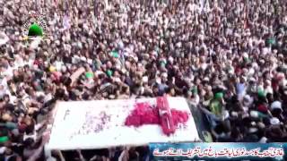 Mumtaz Qadri Janaza Scenes With Drone Camera [upl. by Lauber369]