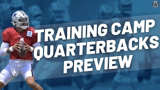 Who Will Back up Dak in 2023  Training Camp Preview  Blogging The Boys [upl. by Arehs]