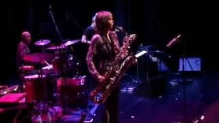 Céline Bonacina Baritone Sax from Bach to BeBop Classical to Jazz Trio live in Germany 2011 [upl. by Powder]