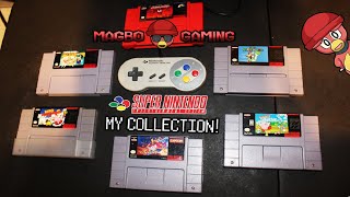 MY ENTIRE SUPER NINTENDO SNES GAMES COLLECTION 2024  Magbo Gaming [upl. by Spector906]