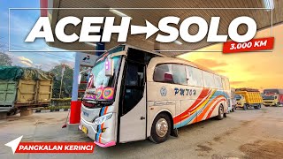 Ep 7  Naik Bus Terjauh di Indonesia 🇮🇩  PMTOH Aceh  Solo [upl. by Ariaec]