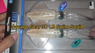 Savage Salt Gear 3D LB Swim Squid 128 mm 32 gr Calamari Savage Salt Gear [upl. by Shaia300]