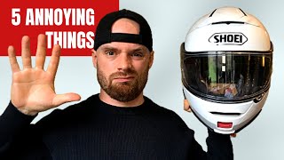 Shoei Neotec 2  5 ANNOYING things about this Helmet [upl. by Duer]