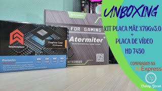 Unboxing Xeon E52640  Atermiter X79G v30  Radeon HD 7450 [upl. by Randee]