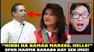 HINDI KA NAMAN MARCOS HELLO SPKR MARTIN BARADO KAY SEN IMEE [upl. by Concha705]