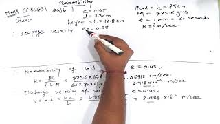 Permeability of Soil  Part 2  Constant Head Numericals [upl. by Trometer]