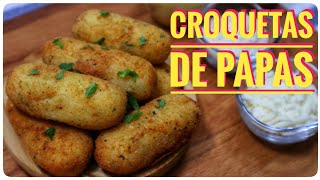 CROQUETAS DE PAPAS RIQUÍSIMAS‼️ ✅RECETA FÁCIL  recetasvenezolanas [upl. by Emery]