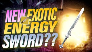 The First Exotic Energy Sword in Destiny 2  WTF 1 shot in PVP [upl. by Acirre898]