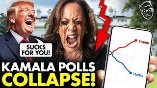 PANIC Kamala Poll Numbers COLLAPSE Fake Lead EVAPORATES After Debate  Worse Than Biden [upl. by Acirfa705]