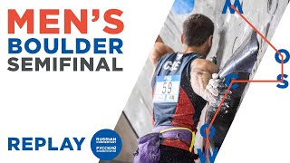 🇷🇺 IFSC World Championships Moscow 2021  Men’s Boulder semifinal [upl. by Shevlo]