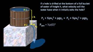 The Bernoulli Equation Fluid Mechanics  Lesson 7 [upl. by Ynney]