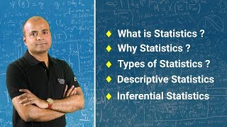 What is Statistics  Types of Statistics  Descriptive amp Inferential Statistics  Acadgild [upl. by Reichel]