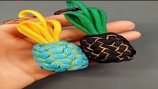 macrame keychain llHow to make keychain at home easy unique keychain macrame [upl. by Wymore309]