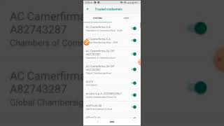 Security Communication RootCA1 Mode Enable on Android Phone [upl. by Alber]