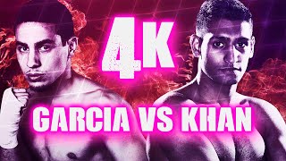 Danny Garcia vs Amir Khan Highlights 4K [upl. by Adiaros489]