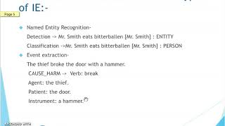 Information Extraction  NLP Trends [upl. by Nygem]
