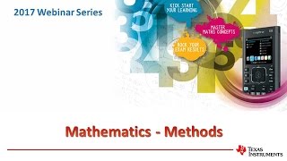 Mathematics Methods  with TINspire Technology [upl. by Adlog]