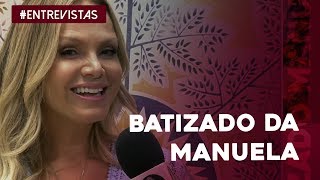 Apresentadora Eliana batiza sua filha Manuela no Santuário Nacional [upl. by Aicnorev]