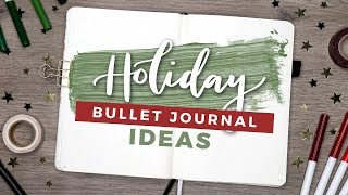 Holiday Bullet Journal Spread Ideas  Christmas Planning 2018 [upl. by Isaac]