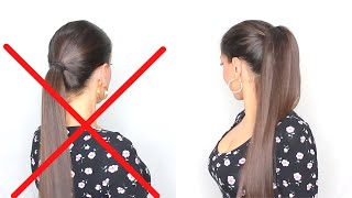 Coda alta Perfetta🤩🔥 FACILISSIMA  Perfect high ponytail It works👍 [upl. by Nas5]