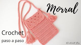 📌 Bolso morral tejido a crochet fácil [upl. by Nelloc268]