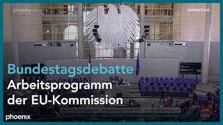 Bundestagsdebatte zum Arbeitsprogramm 2021 der EUKommission am 250221 [upl. by Murtagh]