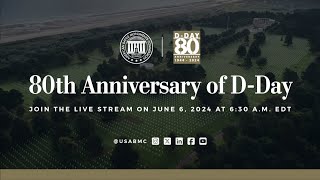 80th Anniversary of DDay at Normandy American Cemetery [upl. by Baudoin]