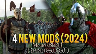 Mount amp Blade 2 Bannerlord  4 Epic NEW Mods you should check out 2024 [upl. by Sulihpoeht]