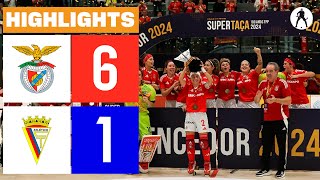 Benfica vs Tojal 61  HIGHLIGHTS FINAL SUPERTAÇA [upl. by Ataymik]