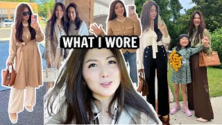 THESE IVE BEEN WEARING ON REPEAT  ALL NEUTRALS MINIMALIST CHIC  WHAT CHARIS WORE 11 OOTDS ♥️ [upl. by Aliuqa584]