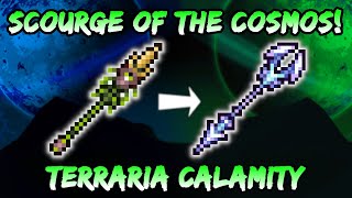 Terraria Scourge of the Cosmos Upgrade to Scourge of the Corruptor Calamity Melee  Rogue Weapon [upl. by Adiel]