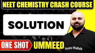 SOLUTION in 1 Shot All Concepts Tricks amp PYQs  NEET Crash Course  Ummeed [upl. by Biron353]