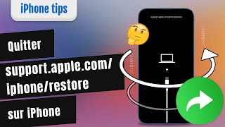 iPhone bloqué sur supportapplecomiphonerestore [upl. by Skricki487]