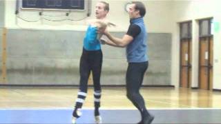 Wendy Whelan and Tyler Angle rehearse new Wheeldon piece [upl. by Walter]