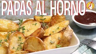 Cómo Hacer PAPAS AL HORNO Crocantes NO SE PEGAN  no falla  Tenedor Libre [upl. by Repsag48]