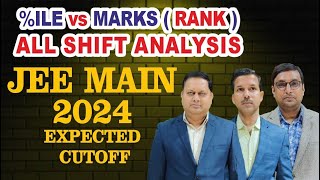 🔥JEE Main Percentile vs Marks 2024🔥 Expected cut off JEE Main 2024  JEE Main analysis 2024 [upl. by Solomon]