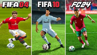 Scoring an INSANE Goal With Ronaldo In Every FIFA 0424 [upl. by Yentyrb]